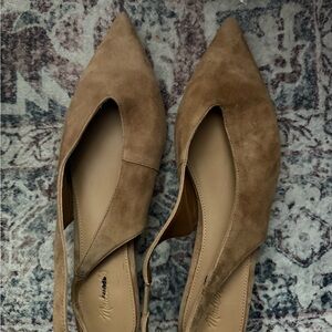 Madewell Simone Kitten Heel Slingback pumps